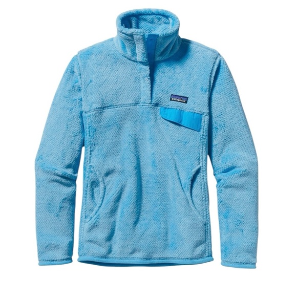 Patagonia Women’s Re-Tool Snap-T Fleece Pullover Light Blue Size S - Picture 1 of 10